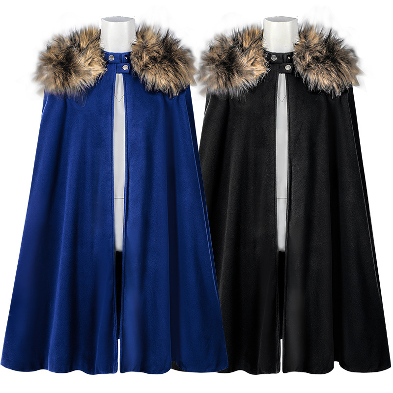 Jackets - Cape en laine pour Halloween, col