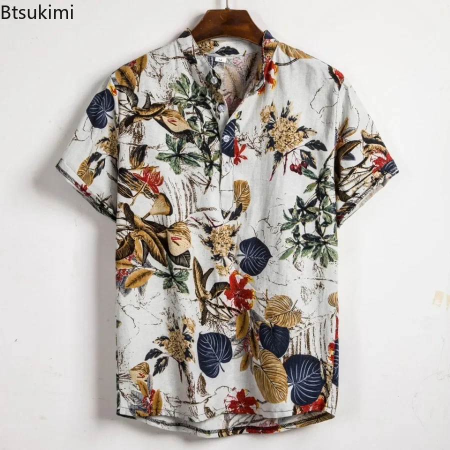 Vintage Hawaiian Floral Shirt - Offre spéciale hommes hawaïen imprimé fleuri