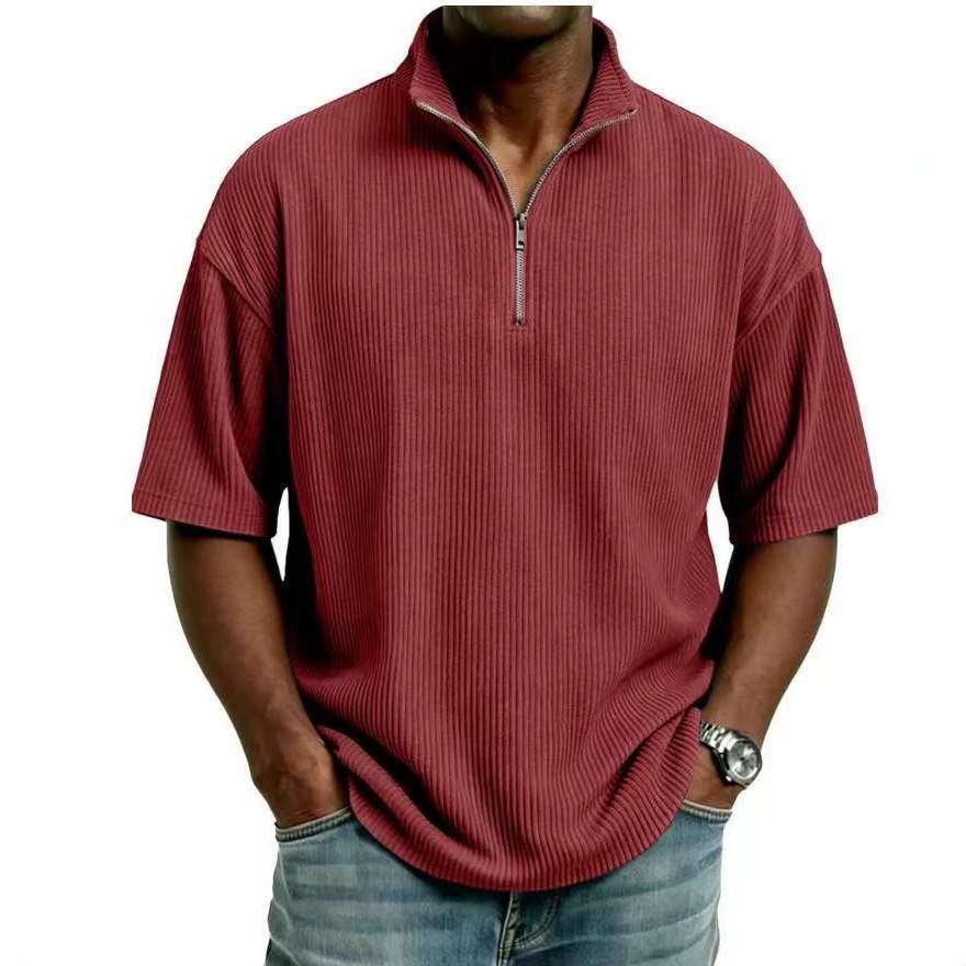 Chemise d'été en velours côtel - Corduroy Button Up Shirt Men avis et prix