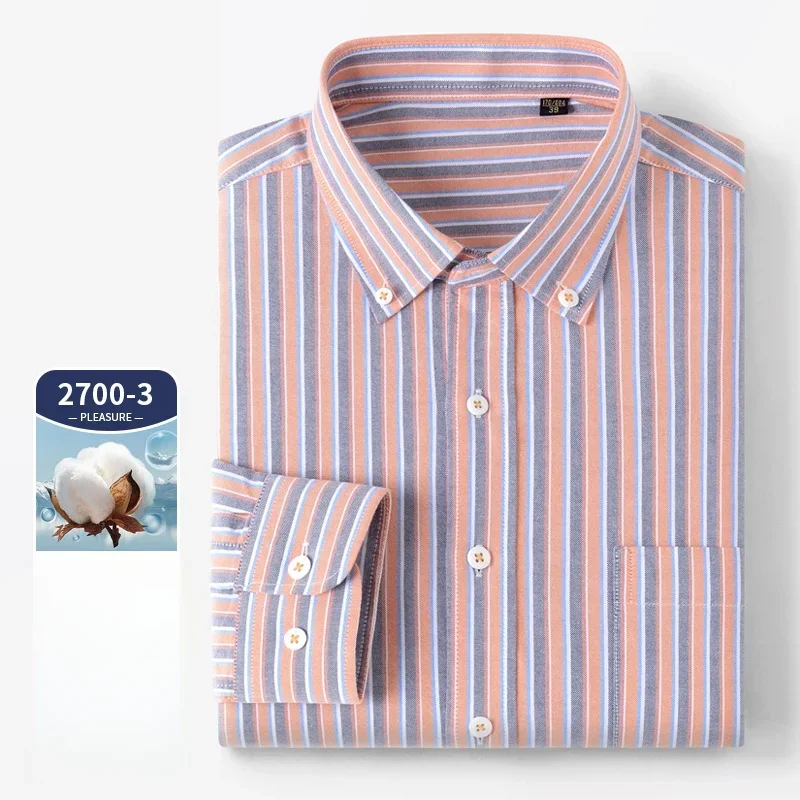 Chemise à manches longues pour - Oxford Cotton Casual Shirt Business avis et prix