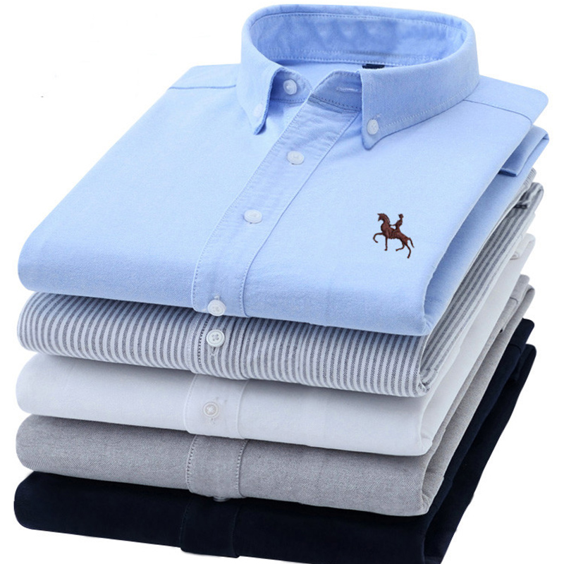 Chemises Oxford pour hommes, m - Oxford Cotton Casual Shirt Business avis et prix
