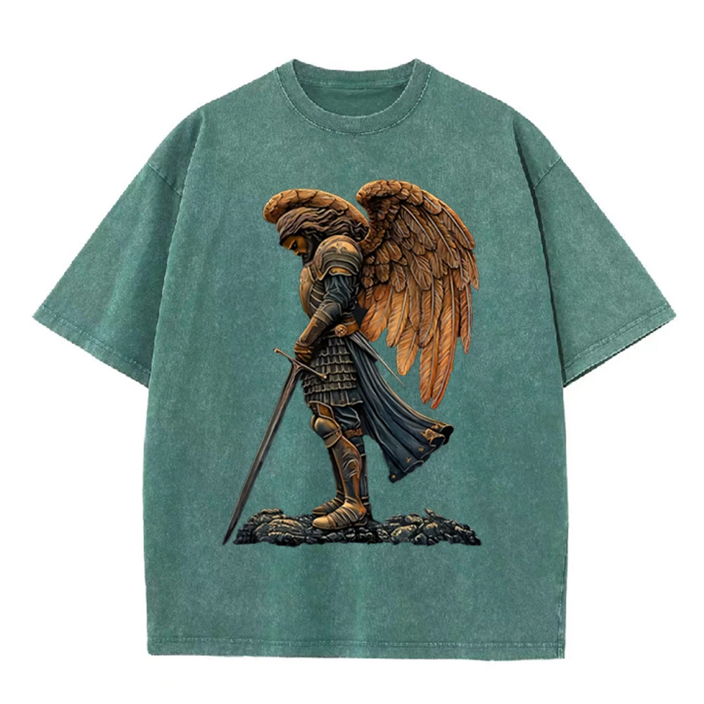T-shirt gris délavé à l'acide  - Acid Wash Vintage Graphic T Shirt avis et prix