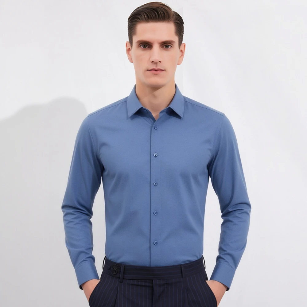 Chemise décontractée pour homm - Breathable Bamboo Fiber Shirt Non Iron avis et prix