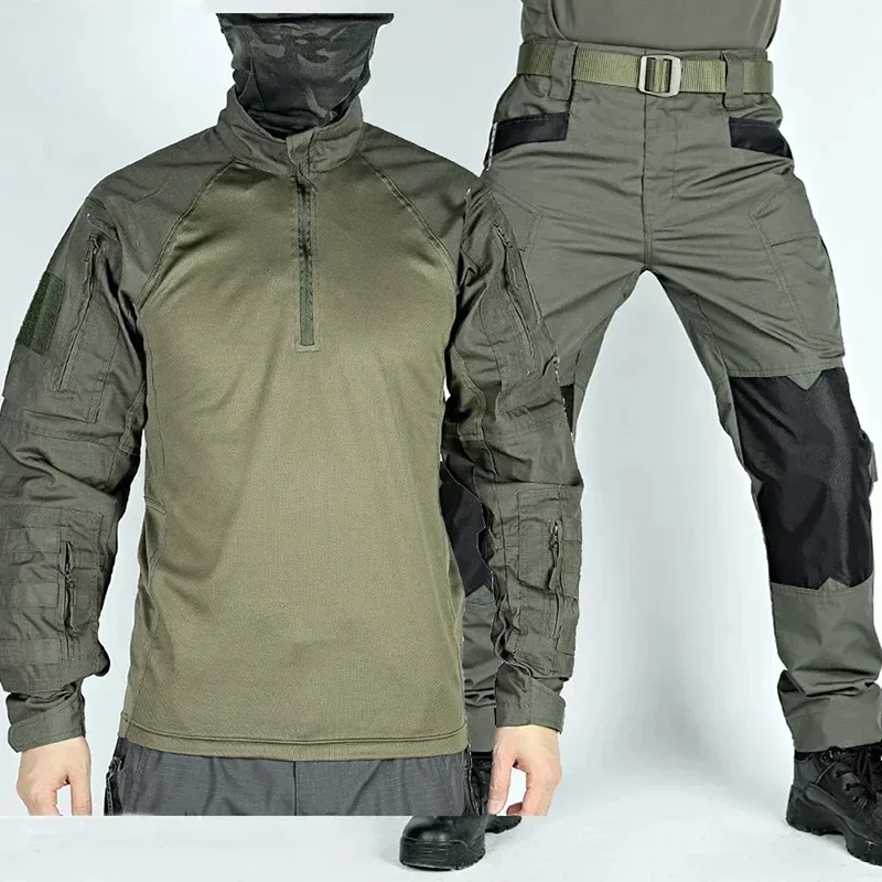 Combinaisons tactiques pour ho - Tactical Military Shirt Cargo avis et prix